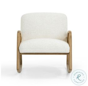 Bonney Cream Performance Fabric Rocking Chair