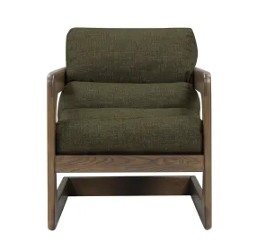 Palma Forrest Green Upholstered Accent Chair