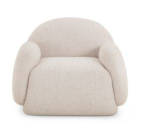 Marius Cream Performance Fabric Upholstered Accent Chair