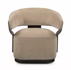 Madison Stone Performance Fabric Upholstered Swivel Accent Chair