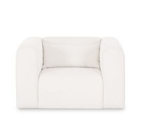 Tarra Cream Performance Fabric Upholstered Arm Chair