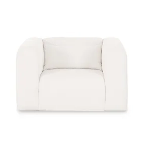 Tarra Cream Performance Fabric Upholstered Arm Chair