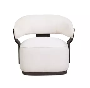 Madison Chalk Performance Chenille Swivel Accent Chair
