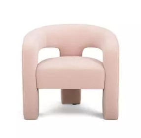 Malone Blush Performance Chenille Upholstered Accent Chair