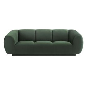 Emmet Forest Green Velvet 90" Sofa