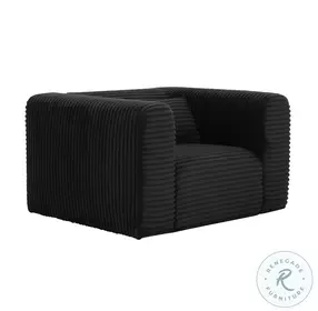 Tarra Black Performance Fabric Arm Chair