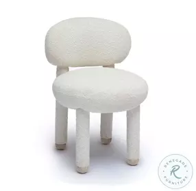 Manu Cream Performance Boucle Side Chair