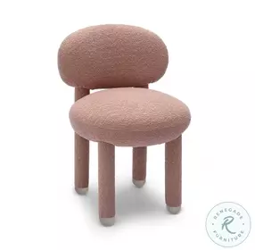 Manu Rose Pink Performance Boucle Side Chair