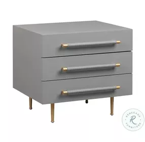 Trident Grey Nightstand