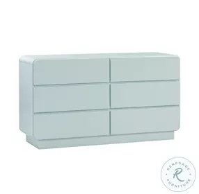 Sagura Blue 6 Drawer Dresser
