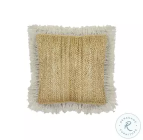 Emerge Natural Square Accent Pillow