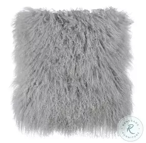 Tibetan Sheep Gray Pillow