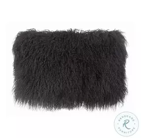Tibetan Sheep Dark Gray Long Pillow