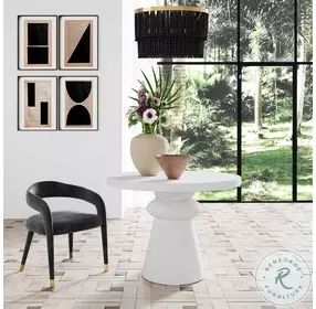 Lupita White 42" Dinette Set