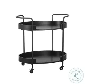 Cyril Black Bar Cart
