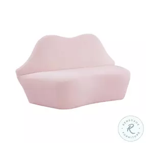 Lips Blush Velvet Settee