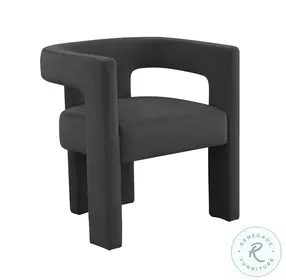 Sloane Black Velvet Chair