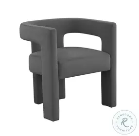 Sloane Dark Grey Velvet Chair