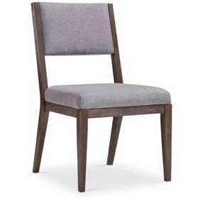 Linea Grey And Cerused Charcoal Side Chair Set of 2
