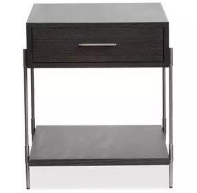 Spencer Dark Briarsmoke Rectangular End Table