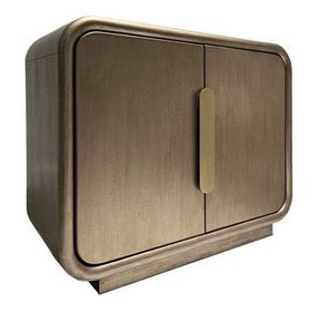 Artifacts Painted Metallic 2 Door Aurelia Accent Cabinet