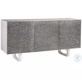 Sereno Lutra Buffet With Textured Metal Overlay Fronts