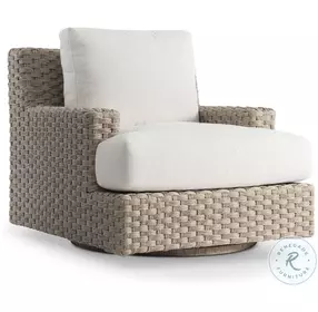 Trieste Pampas And Cream Outdoor Swivel Chair