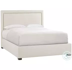 Morgan Espresso Upholstered Queen Panel Bed