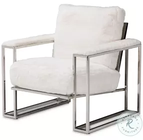 Trance Moonstone Moonstone Faux Fur Chair