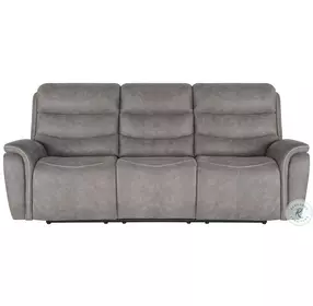 Kamari Gray Dual Reclining 91" Sofa