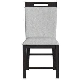 Pinnacle Light Gray Upholstered Counter Height Side Chair Set of 2