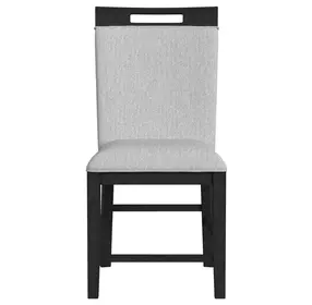 Pinnacle Light Gray Upholstered Counter Height Side Chair Set of 2
