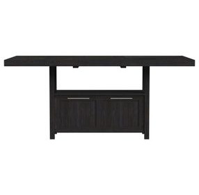 Pinnacle Charcoal Extendable Rectangular Counter Height Table