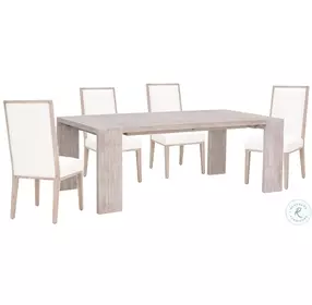 Tropea Natural Gray Acacia Extendable Dining Room Set