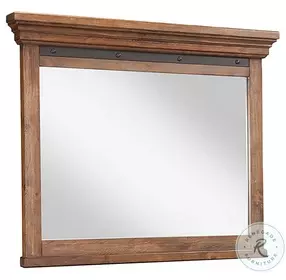 Taos Canyon Brown Landscape Dresser Mirror
