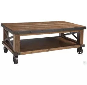 Taos Canyon Coffee Table with Casters