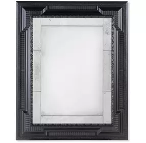 Tara Shaw Noir Rectangular Sainte Martin Wall Mirror