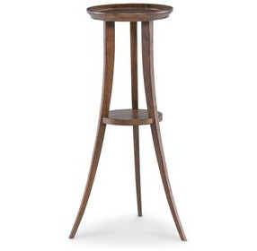 Tara Shaw French Wax Natural Round Petite Salon Accent Table