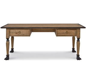 Tara Shaw French Dry Natural 77" Trocadero Writing Desk