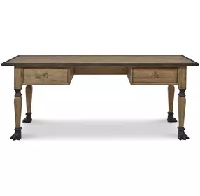 Tara Shaw French Dry Natural 77" Trocadero Writing Desk