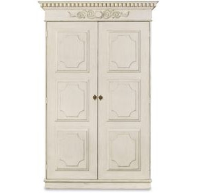 Tara Shaw Aged Cream 2 Door Fountainebleau Wardrobe