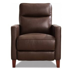 Arden Chestnut Leather Zero Gravity Power Recliner with Power Headrest and USB Charging