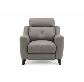 Cordell Slate Leather Zero Gravity Power Recliner with Power Headrest and USB Charging