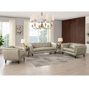 Sorella Slate Leather Living Room Set