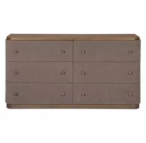 Simone Brown 6 Drawer Dresser