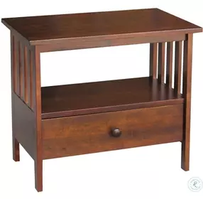 Home Accents Espresso Mission TV Stand