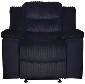 Willow Black Glider Recliner