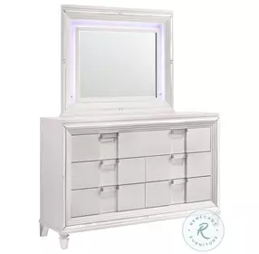Charlotte White 6 Drawer Dresser And Mirror