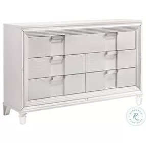 Charlotte Twenty White 6 Drawer Dresser