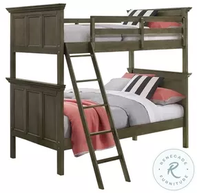 San Mateo Gray Twin Over Twin Bunk Bed